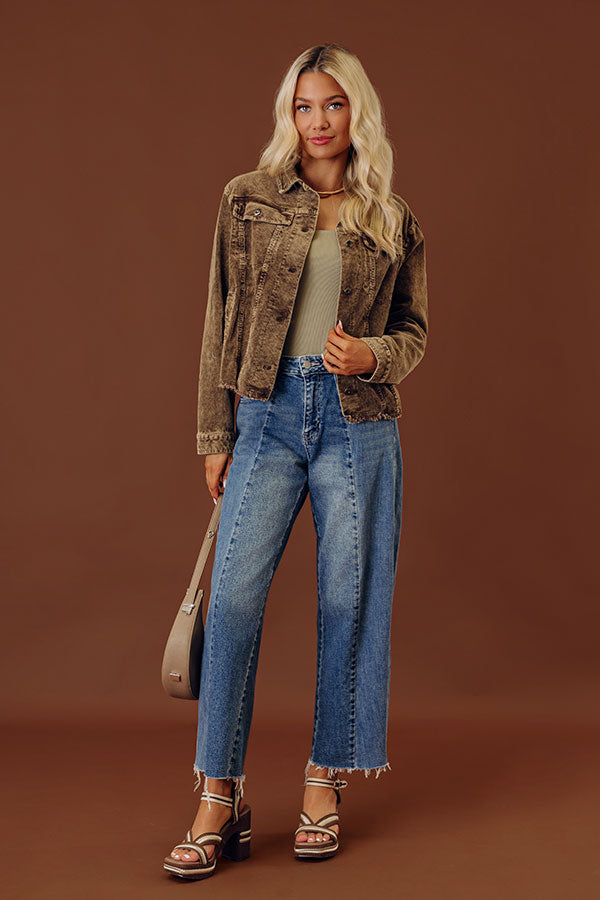 Hayride Honey Corduroy Jacket in Brown Image - 2