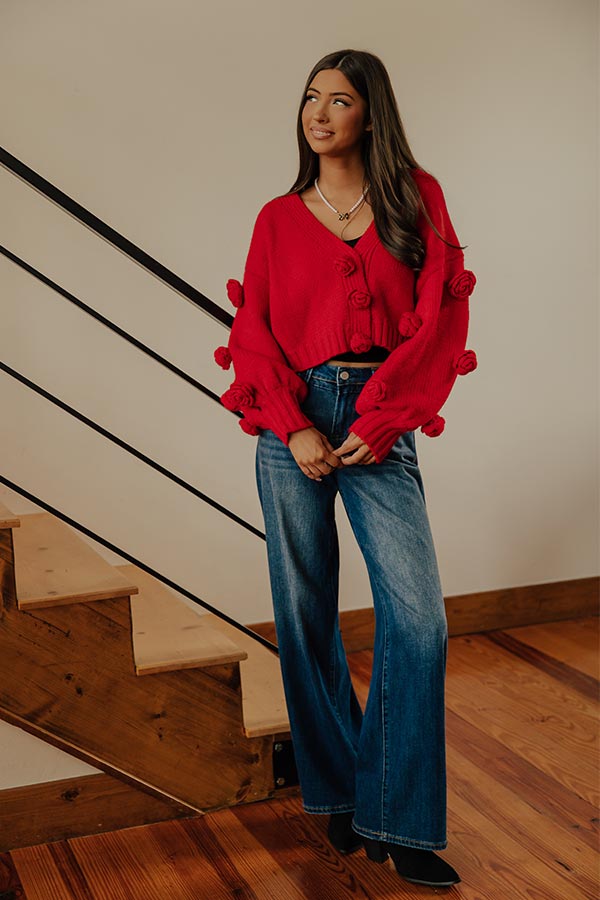 The Final Rose Knit Sweater Top Image - 1