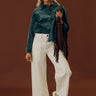 Hayride Honey Corduroy Jacket in Hunter Green Image - 1