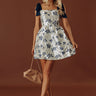 Stunning Moment Floral Jacquard Mini Dress Image - 1