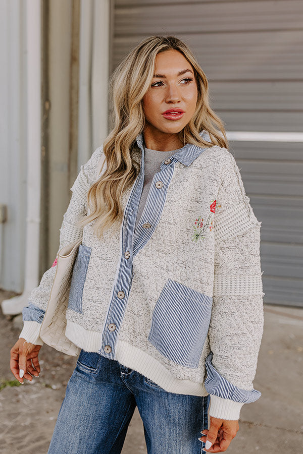 Keeping Cozy Quilted Jacket in Ivory