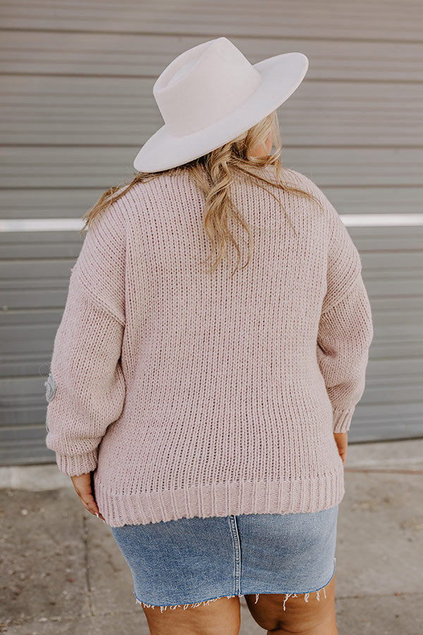 Wine Country Knit Sweater Curves