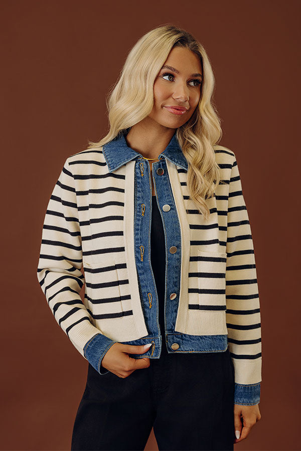 Chic Charms Lightweight Knit Jacket Image - 1