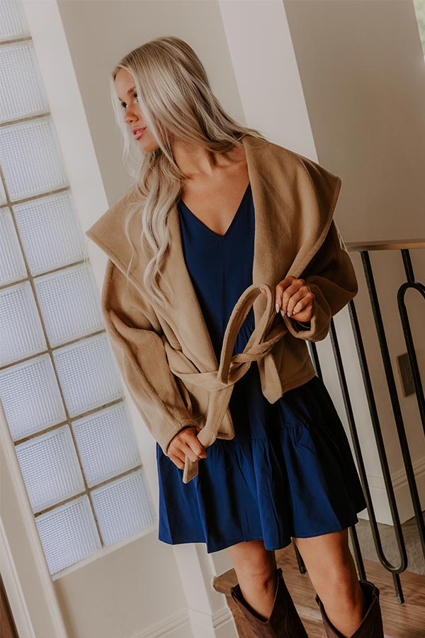 Paris Bound Jacket in Camel