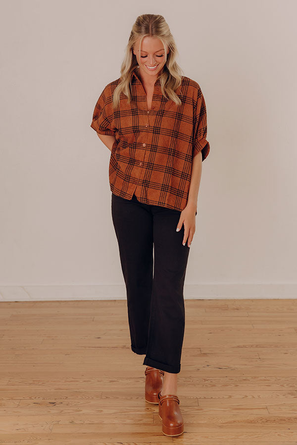 Fall Vibes Corduroy Button Up Image - 2