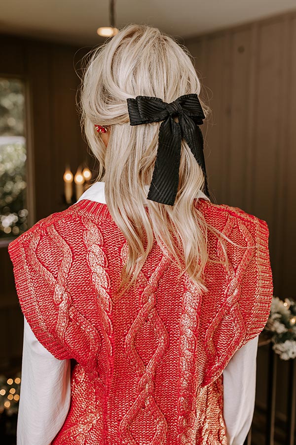 Sweet Perspective Bow Hair Clip