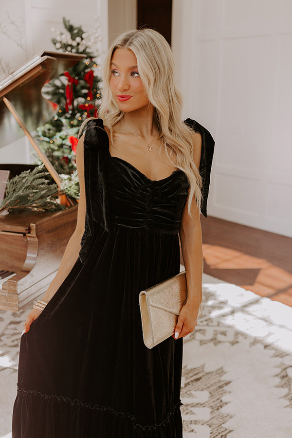 Cranberry Martini Velvet Midi in Black Impressions Online Boutique Cranberry Martini Velvet Midi in Black Impressions Online Boutique