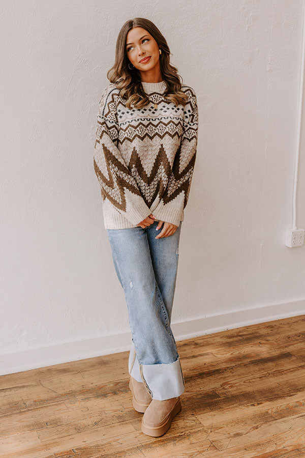 Fireside S'mores Knit Sweater