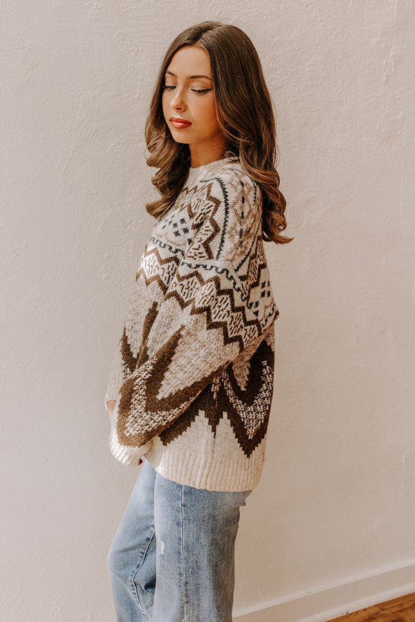 Fireside S'mores Knit Sweater