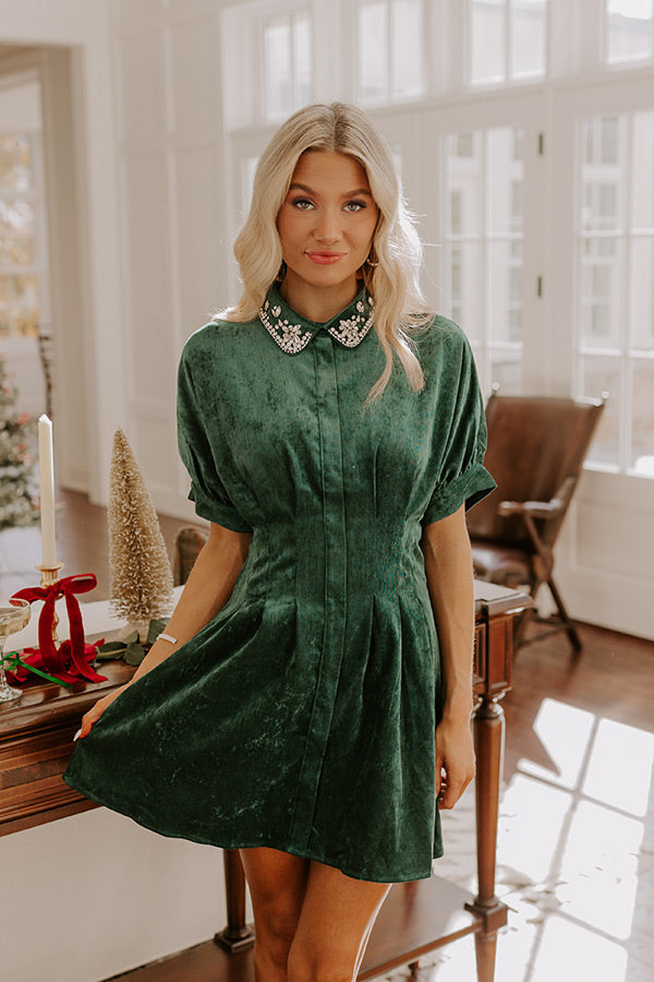 Cue The Cocktails Corduroy Mini Dress in Hunter Green Impressions Online Boutique Cue The Cocktails Corduroy Mini Dress in Hunter Green Impressions Online Boutique