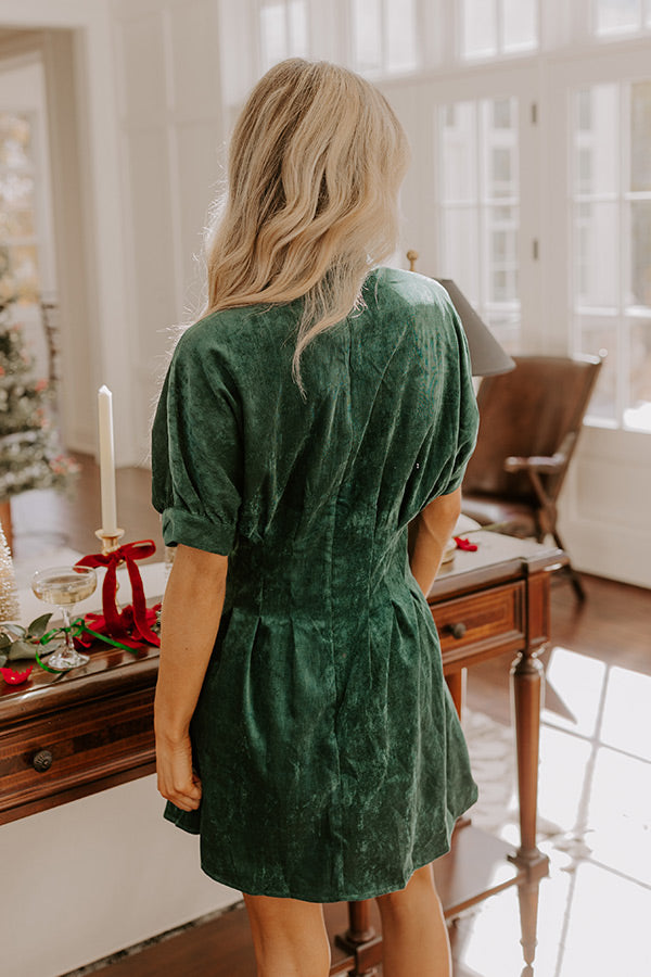 Cue The Cocktails Corduroy Mini Dress in Hunter Green Impressions Online Boutique Cue The Cocktails Corduroy Mini Dress in Hunter Green Impressions Online Boutique