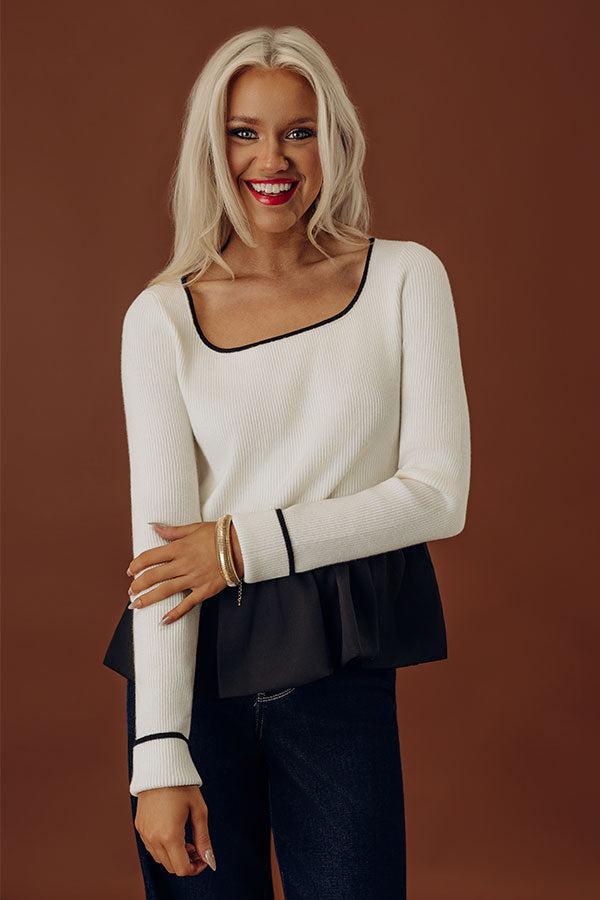 Swift And Chic Sweater Top Image - 2