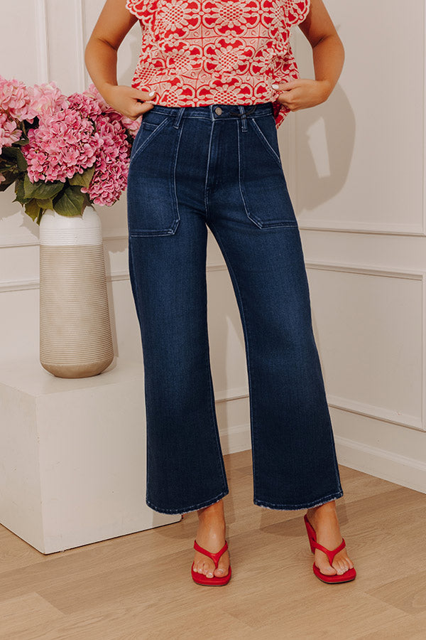 JUST USA Maeve High Waist Wide Leg Jean Image - 2
