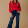 JUST USA Maeve High Waist Wide Leg Jean Image - 1