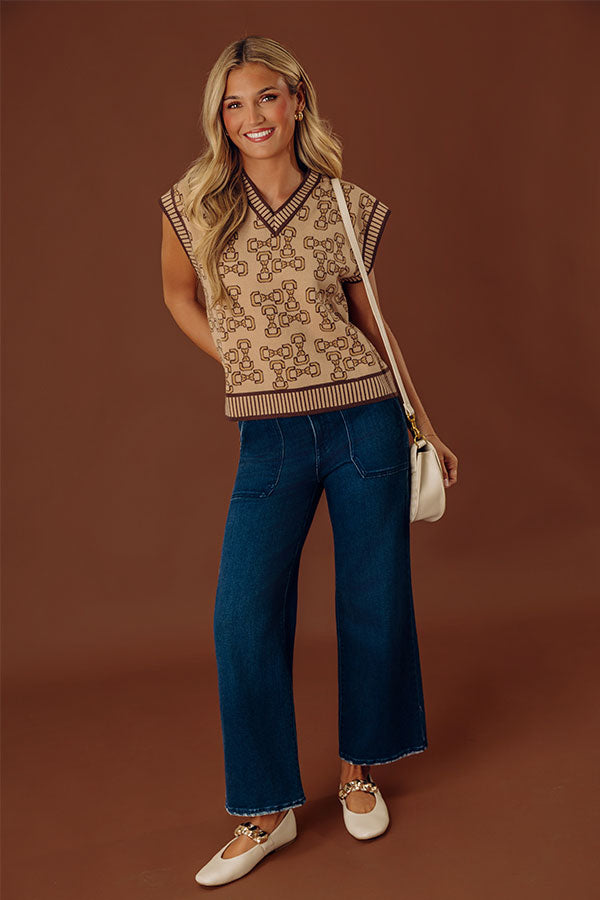 JUST USA Maeve High Waist Wide Leg Jean