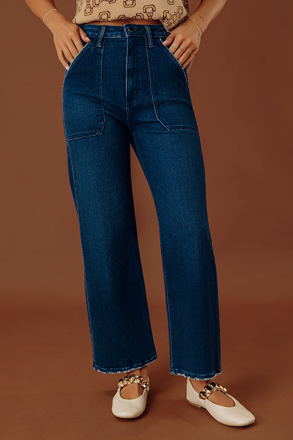 JUST USA Maeve High Waist Wide Leg Jean Image - 2