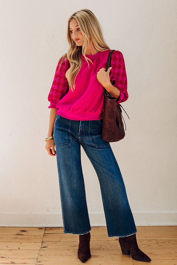 JUST USA Maeve High Waist Wide Leg Jean Image - 2