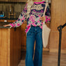 JUST USA Maeve High Waist Wide Leg Jean Image - 1