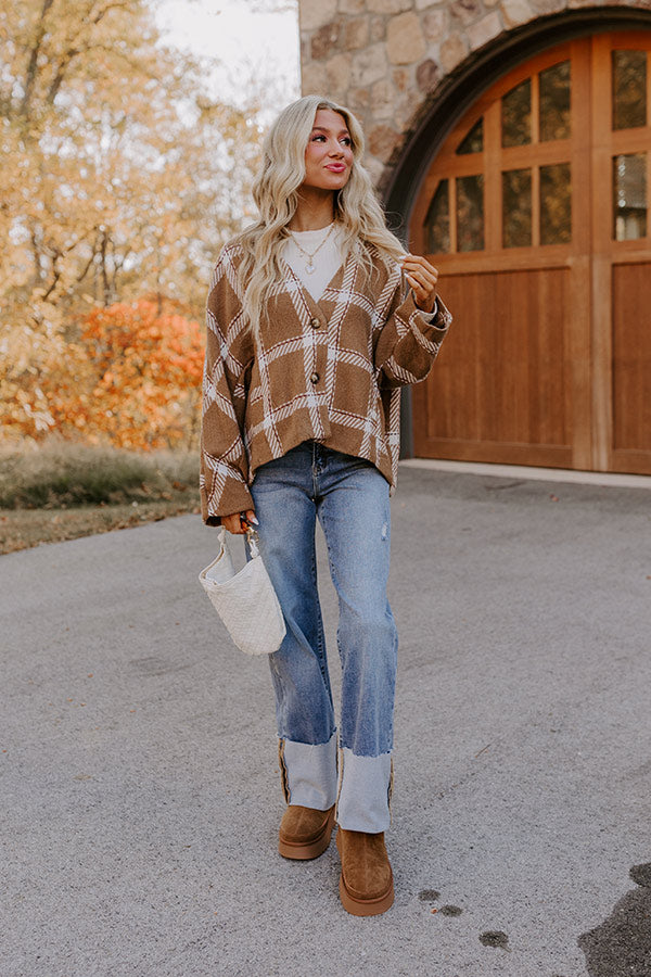 Falling For Fashion Plaid Jacket