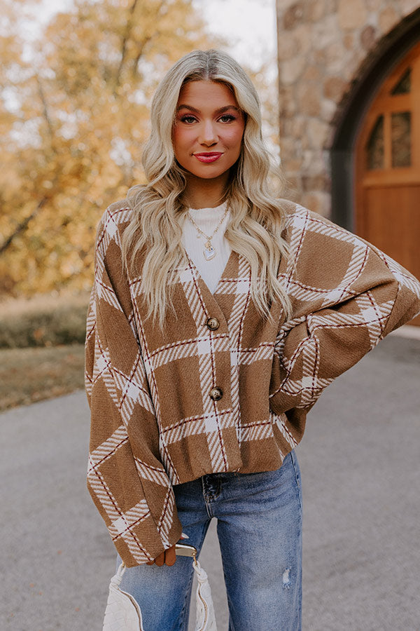 Falling For Fashion Plaid Jacket