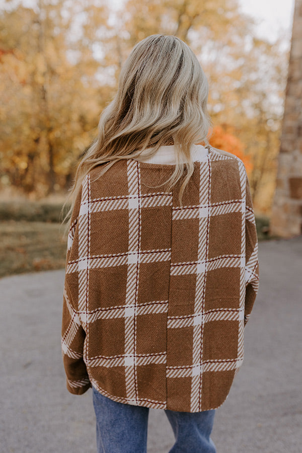 Falling For Fashion Plaid Jacket   