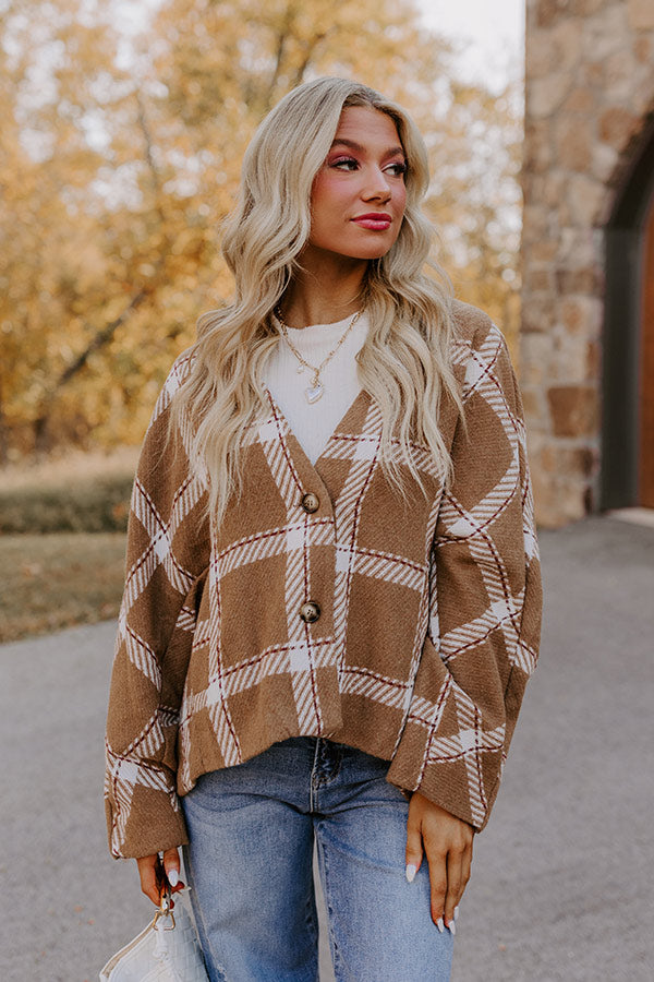 Falling For Fashion Plaid Jacket   