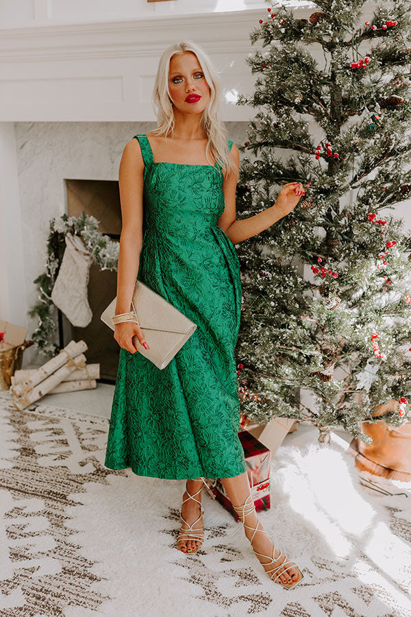 Holiday Soiree Jacquard Midi