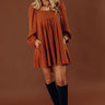 Headed Down Memory Lane Linen-Blend Mini Dress Image - 1