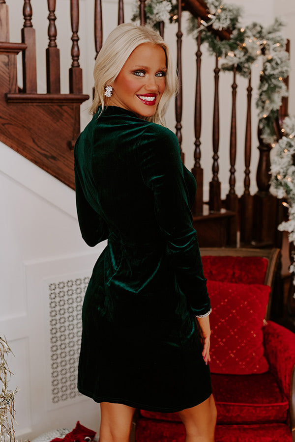 Eiffel Tower Kisses Velvet Mini Dress in Dark Hunter Green Impressions Online Boutique Eiffel Tower Kisses Velvet Mini Dress in Dark Hunter Green Impressions Online Boutique