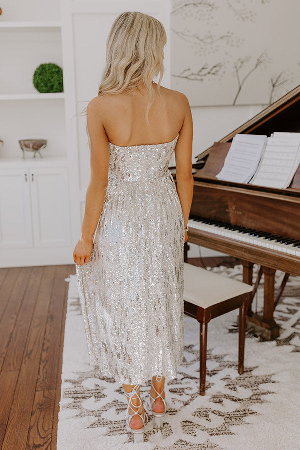 All The Sparkle Sequin Midi in Champagne S / Champagne All The Sparkle Sequin Midi in Champagne S / Champagne