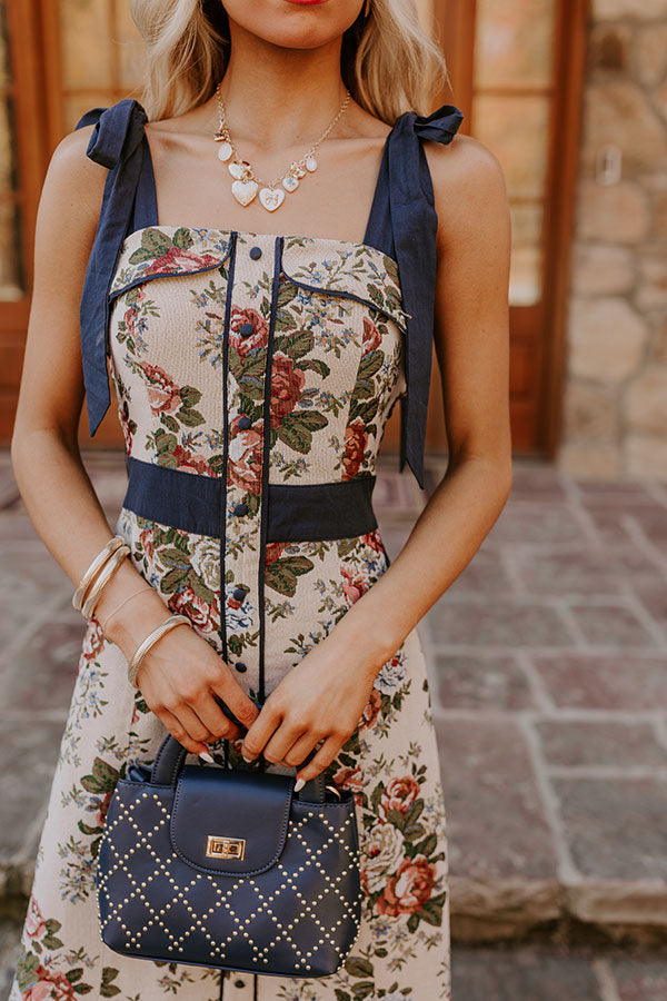 Wine Country Cutie Floral Midi