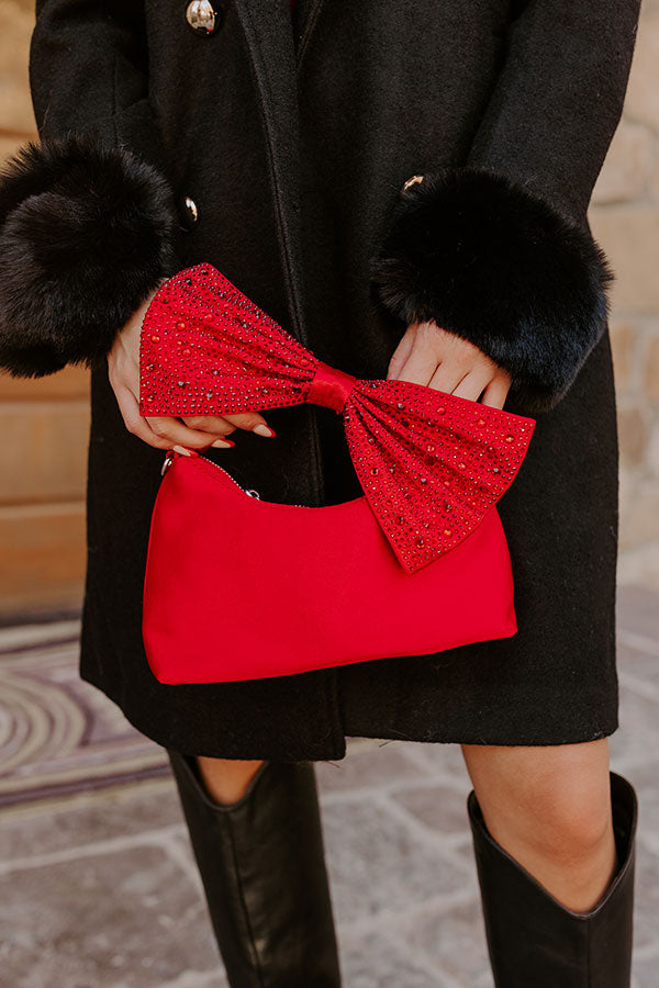 Pair With A Smile Satin Purse