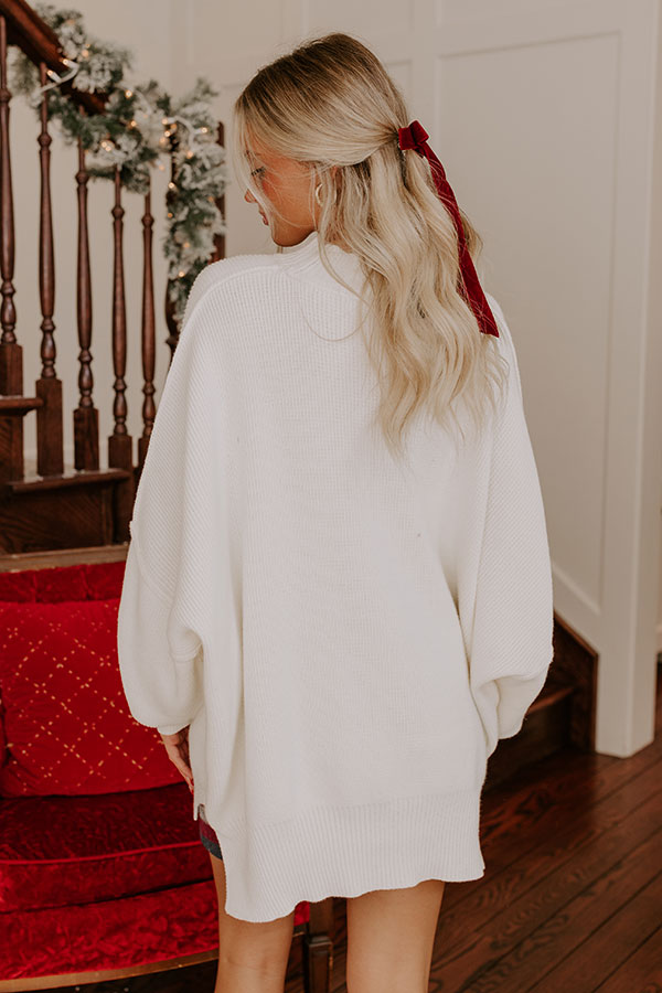 Full Of Warmth Tunic Sweater In Ivory