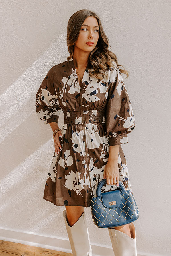 Room To Bloom Floral Mini Dress