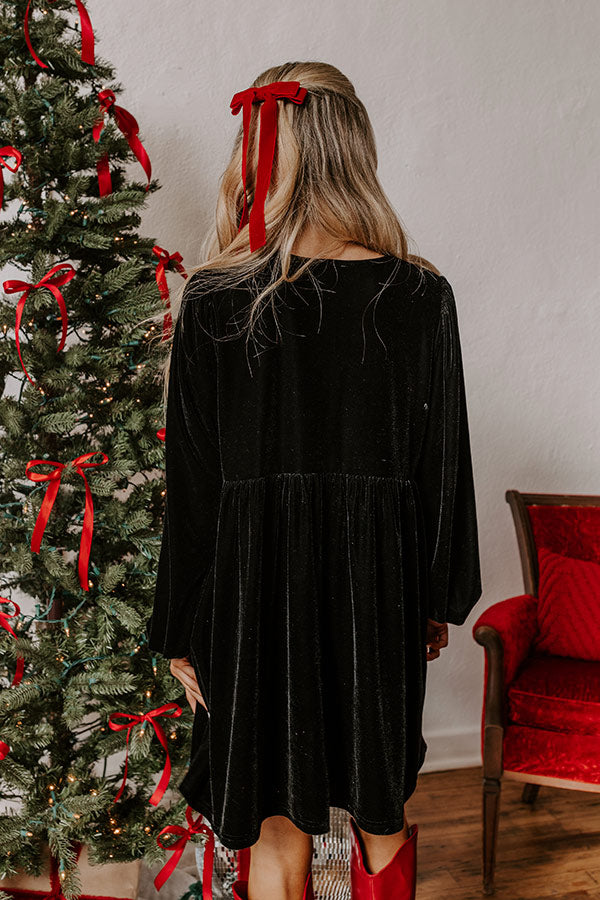 Chic Lifestyle Front Tie Velvet Mini Dress in Black Impressions Online Boutique Chic Lifestyle Front Tie Velvet Mini Dress in Black Impressions Online Boutique