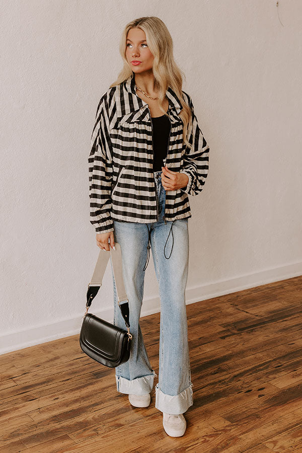 Maine Morning Stripe Lightweight Jacket