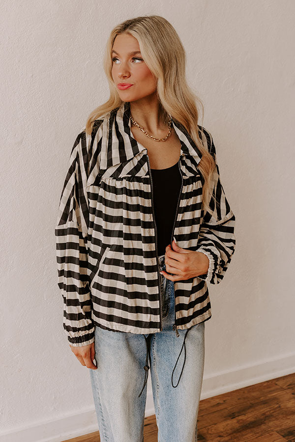 Maine Morning Stripe Lightweight Jacket