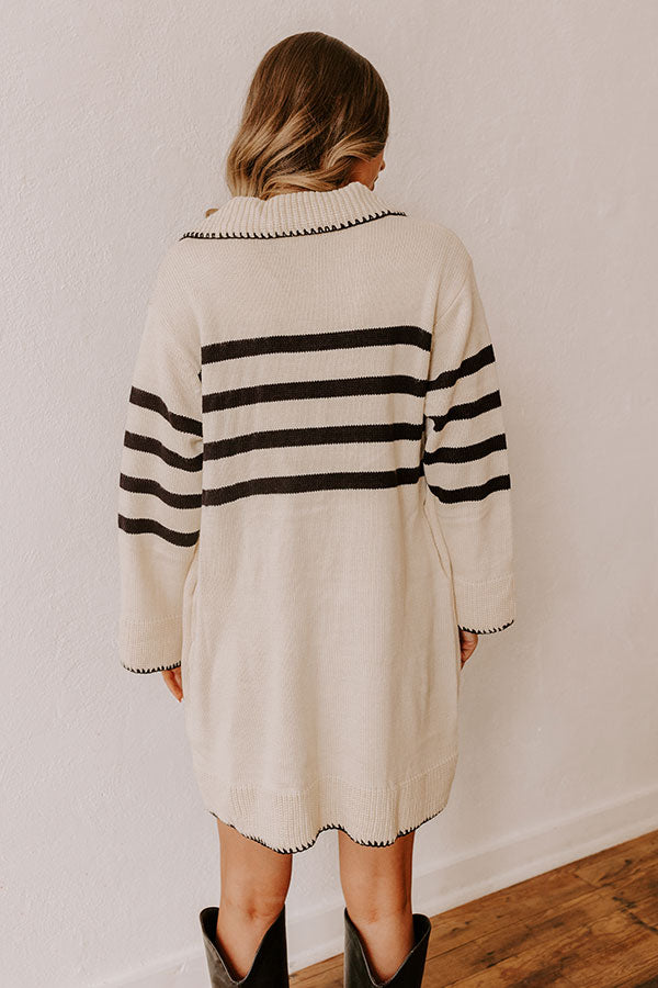 Nantucket Chill Knit Sweater Dress