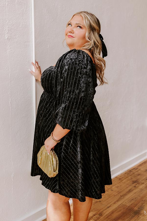 midnight velvet mini dress For Love & Lemons
