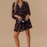 Paris Nights Floral Velvet Mini Dress Image - 1