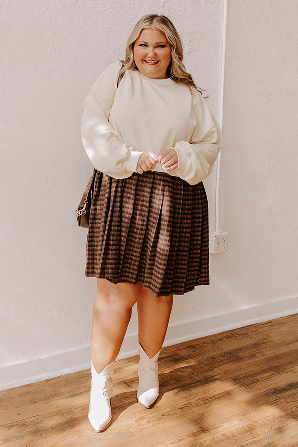 plaid mini dress plus size Pumpkin Patch Pretty Plaid Mini Dress Curves – Impressions Online Boutique