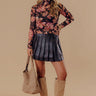 Girls Night Out Floral Lace Top Image - 1