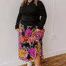 Novel Romance Floral Maxi Dress Curves Image - 1