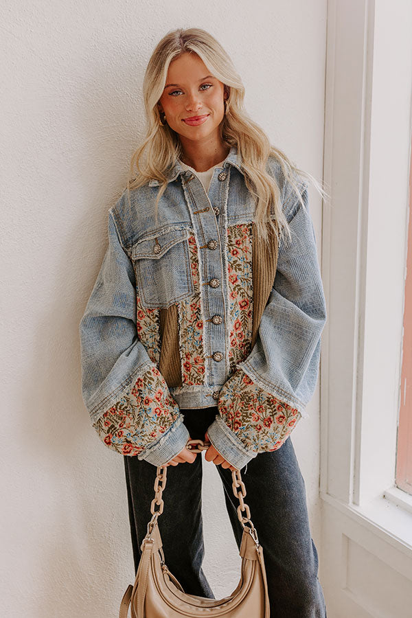 Composed Charm Lightweight Denim Jacket