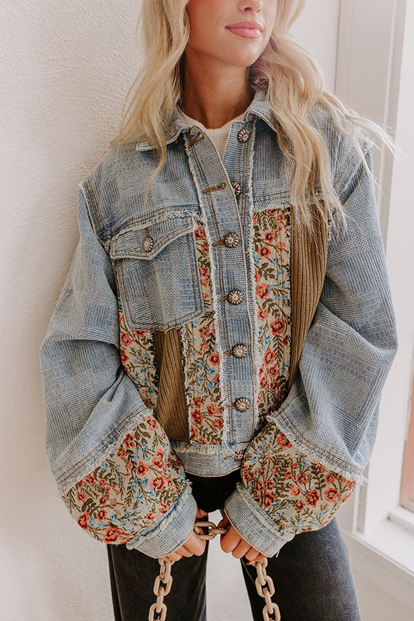 Composed Charm Lightweight Denim Jacket