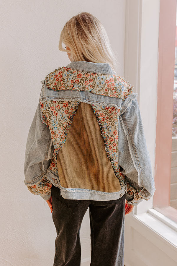 Composed Charm Lightweight Denim Jacket