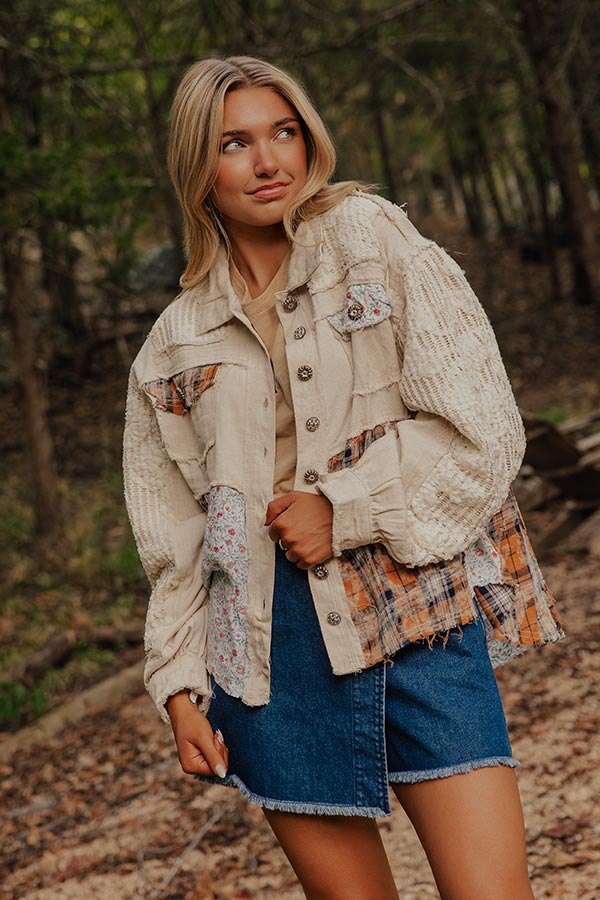 Patio Brunch Plaid Jacket Image - 2