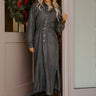 City Chic Denim Midi in Vintage Black Image - 1