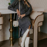 City Chic Denim Midi in Vintage Black Image - 1