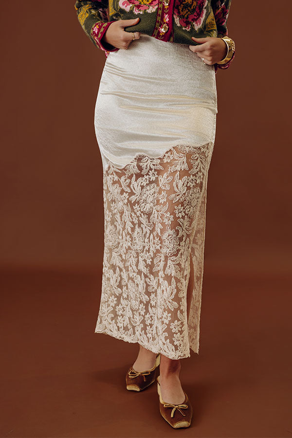Boho Love High Waist Lace Skirt